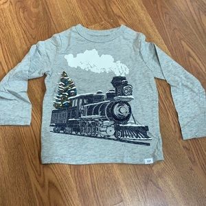Holiday train shirt 4T